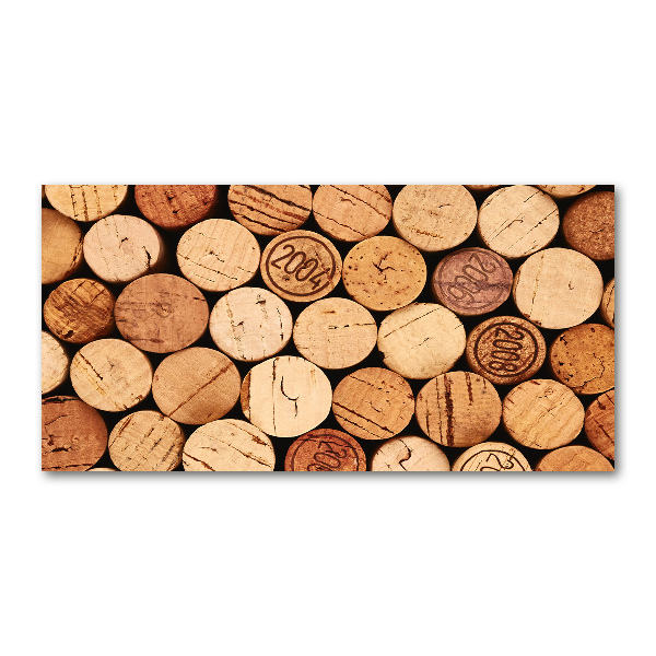 Cuadro metacrilato horizontal corchos de vino