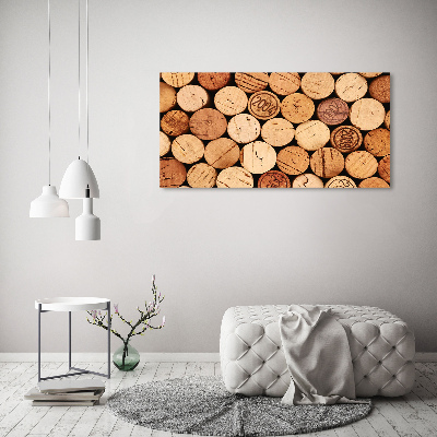 Obraz zdjęcie szkło akryl Korki z wina