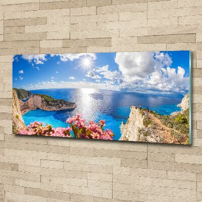 Pintura en acrílico horizontal Zante Grecia