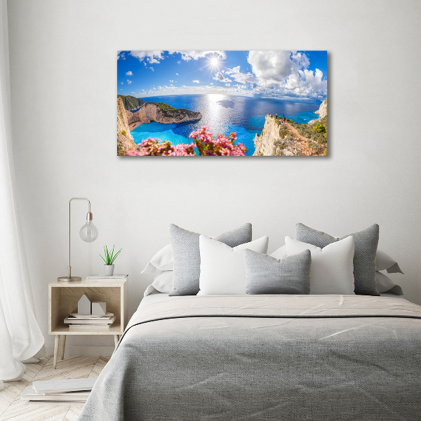 Pintura en acrílico horizontal Zante Grecia