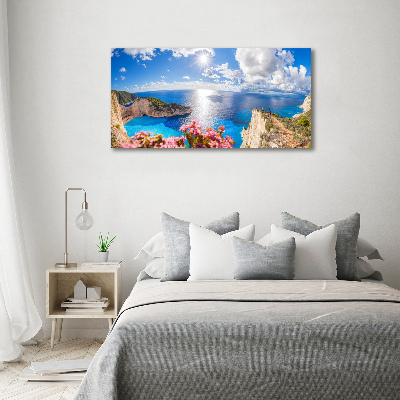Pintura en acrílico horizontal Zante Grecia