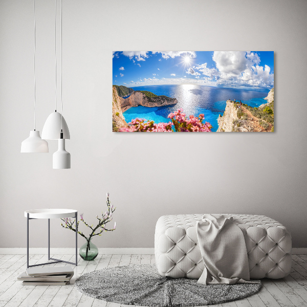 Pintura en acrílico horizontal Zante Grecia
