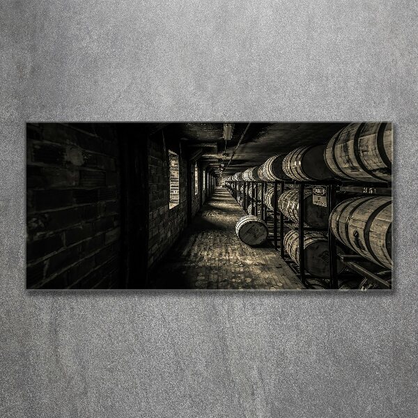 Foto en metacrilato horizontal Barriles de bourbon