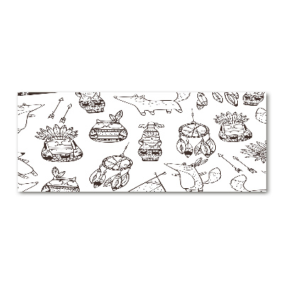 Obraz zdjęcie szkło akryl Indiańskie sowy