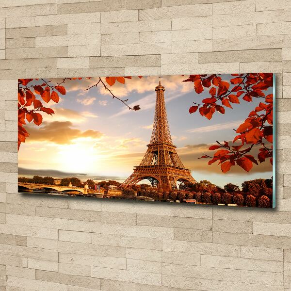 Pintura en acrílico horizontal Torre Eiffel de París