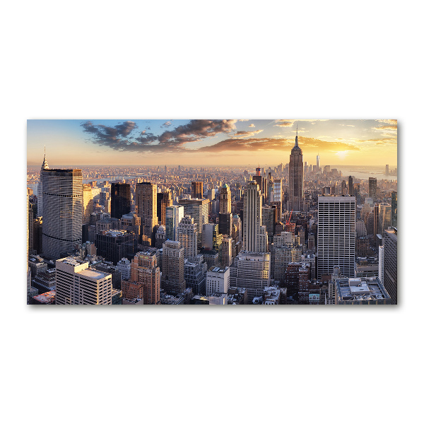 Cuadro metacrilato horizontal Vista aérea de Nueva York