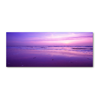 Cuadro metacrilato horizontal Puesta de sol sol mar