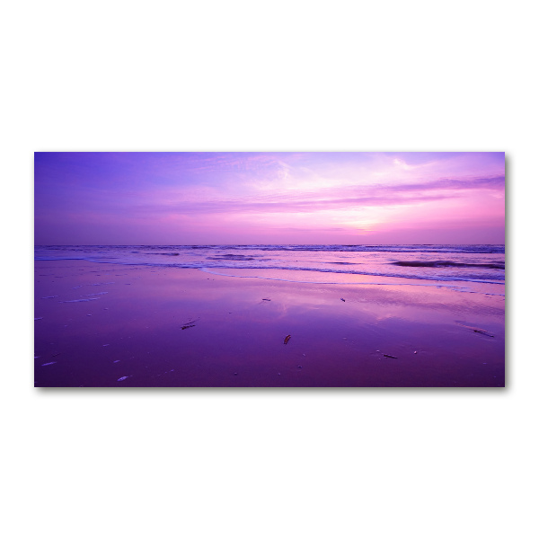 Cuadro metacrilato horizontal Puesta de sol sol mar