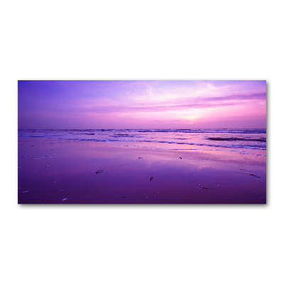 Cuadro metacrilato horizontal Puesta de sol sol mar