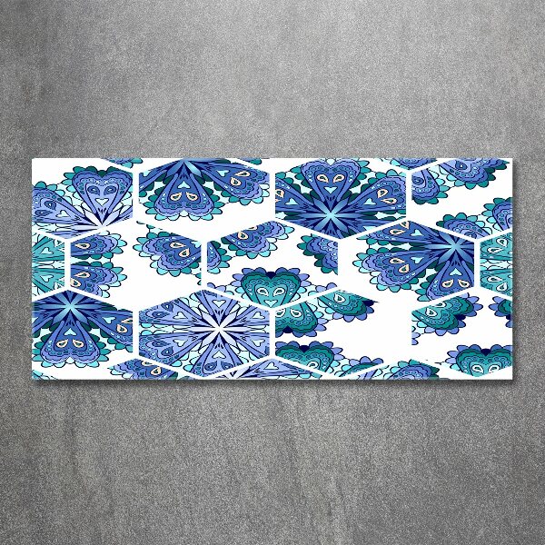 Cuadro metacrilato horizontal Elementos del mandala