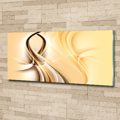 Pintura en acrílico horizontal Ondas abstractas