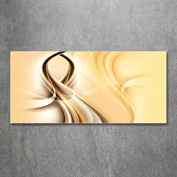 Pintura en acrílico horizontal Ondas abstractas