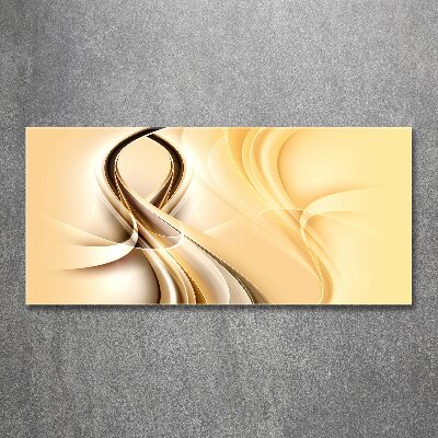 Pintura en acrílico horizontal Ondas abstractas