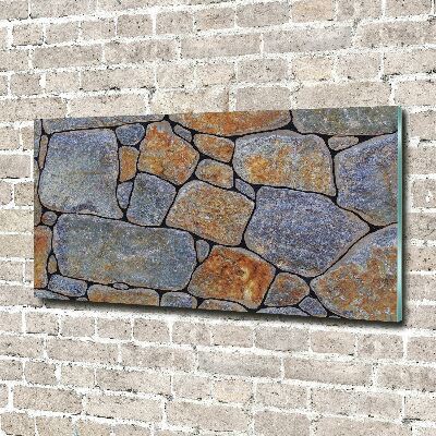 Cuadro acrílico horizontal Piedras