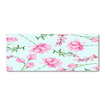 Cuadro metacrilato horizontal Flores y bayas