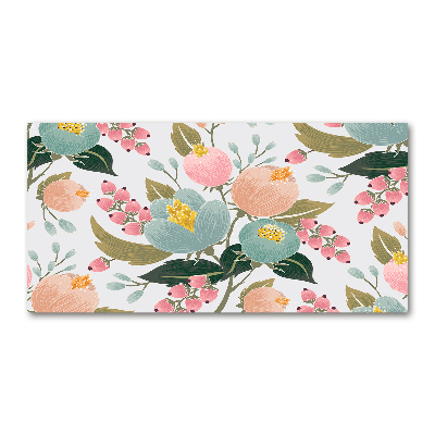 Foto en metacrilato horizontal Patrón floral