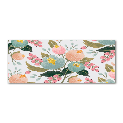 Foto en metacrilato horizontal Patrón floral