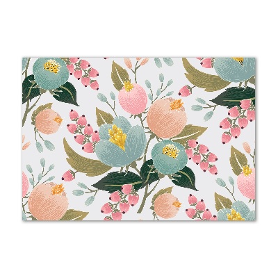 Foto en metacrilato horizontal Patrón floral