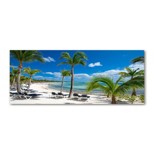 Cuadro acrílico horizontal Playa de Maldivas