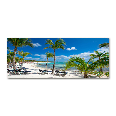 Cuadro acrílico horizontal Playa de Maldivas