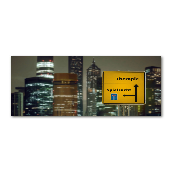 Pintura en acrílico horizontal Terapia en la ciudad