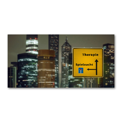 Pintura en acrílico horizontal Terapia en la ciudad