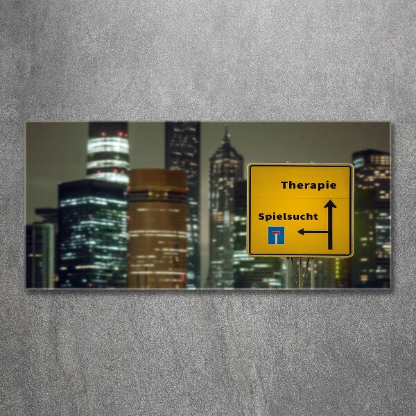 Pintura en acrílico horizontal Terapia en la ciudad