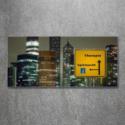 Foto obraz szkło akryl Terapia w mieście