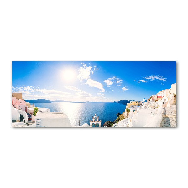 Foto en metacrilato horizontal Santorini Grecia