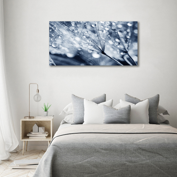 Pintura en acrílico horizontal semillas de diente de león