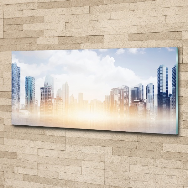 Cuadro acrílico horizontal Rascacielos