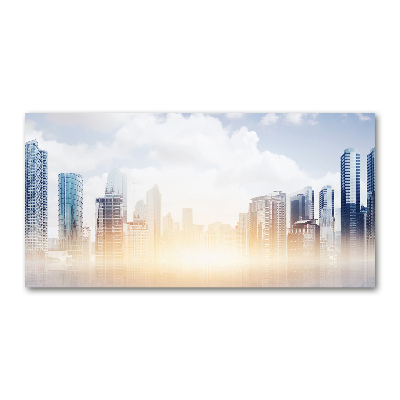 Cuadro acrílico horizontal Rascacielos