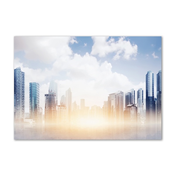 Cuadro acrílico horizontal Rascacielos
