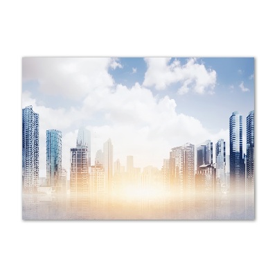 Cuadro acrílico horizontal Rascacielos