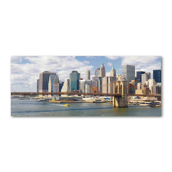 Pintura en acrílico horizontal Manhattan Nueva York
