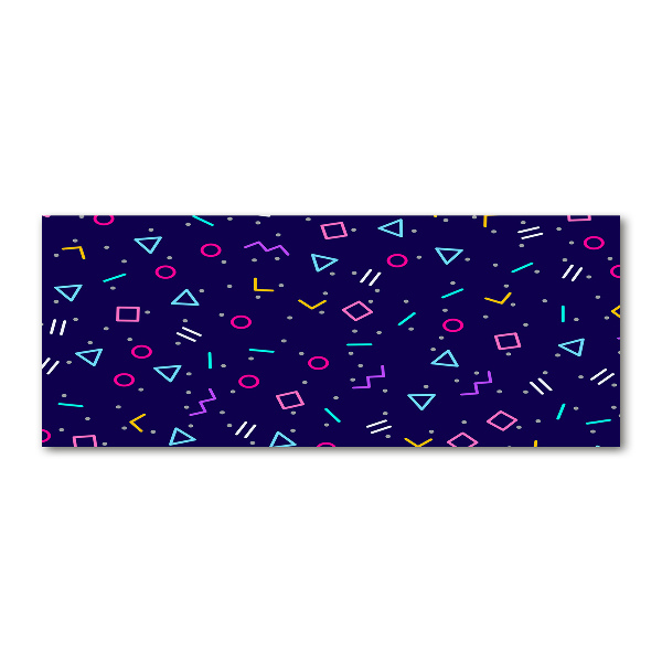 Cuadro acrílico horizontal Fondo geométrico