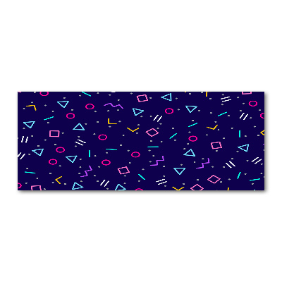 Cuadro acrílico horizontal Fondo geométrico