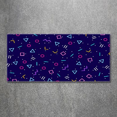 Cuadro acrílico horizontal Fondo geométrico