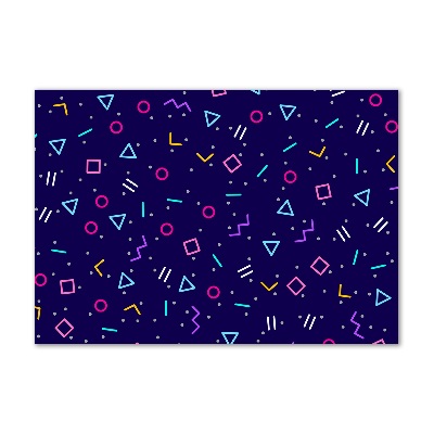 Foto obraz szkło akryl Geometryczne tło