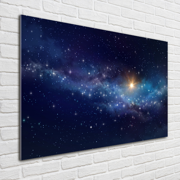 Cuadro metacrilato horizontal Galaxia