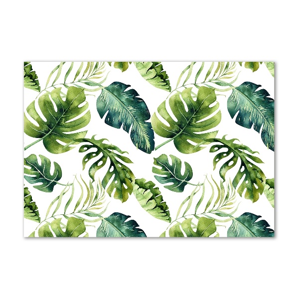 Foto en metacrilato horizontal hojas tropicales