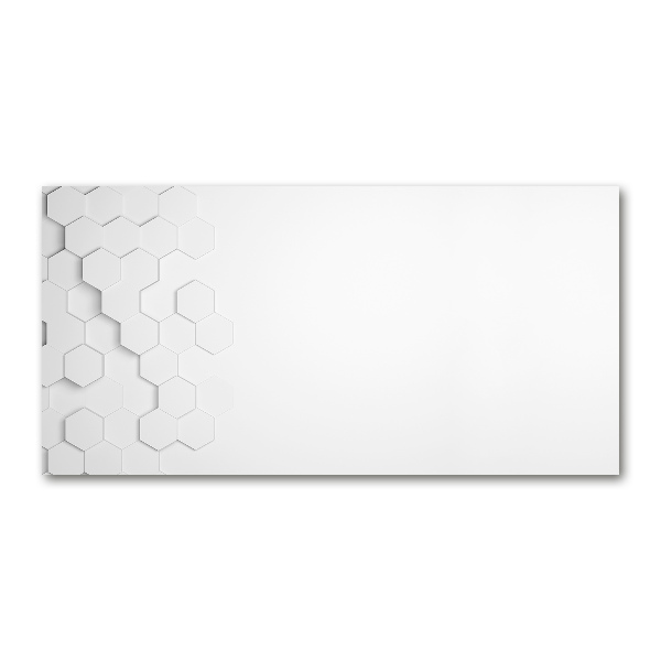 Cuadro acrílico horizontal Fondo de hexágonos