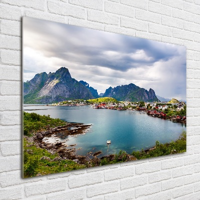 Cuadro acrílico horizontal Lofoten en Noruega