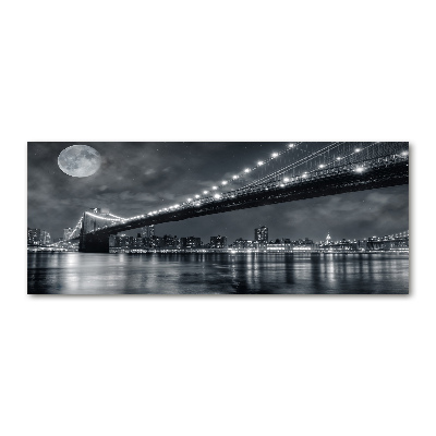 Cuadro acrílico horizontal Puente de Brooklyn