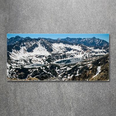 Cuadro metacrilato horizontal Lago en los montes Tatra