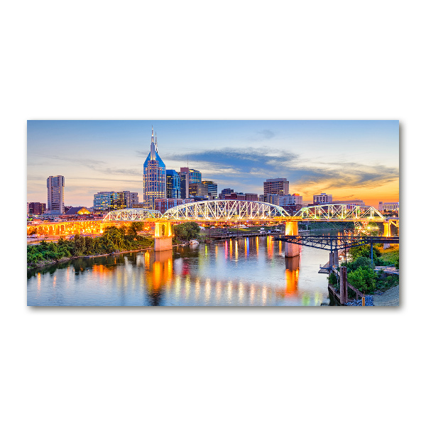 Pintura en acrílico horizontal Puente de Tennessee EE. UU.