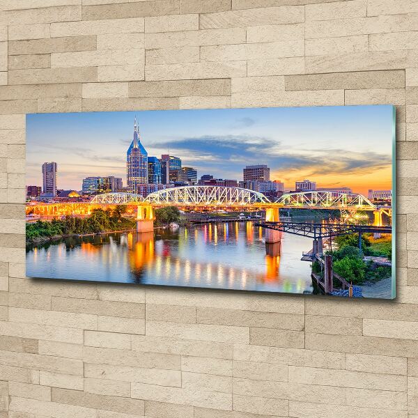 Pintura en acrílico horizontal Puente de Tennessee EE. UU.
