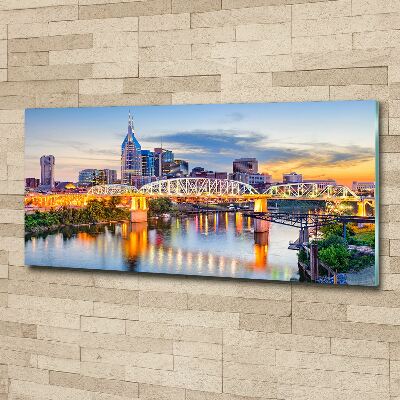 Pintura en acrílico horizontal Puente de Tennessee EE. UU.