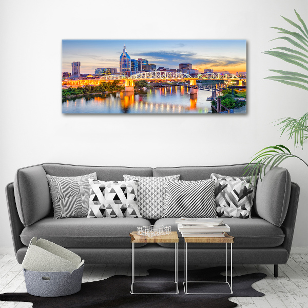 Pintura en acrílico horizontal Puente de Tennessee EE. UU.