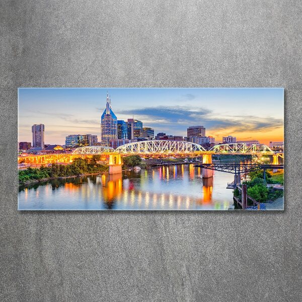 Pintura en acrílico horizontal Puente de Tennessee EE. UU.